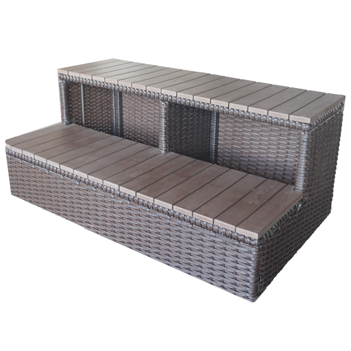 Tru Grit  Wicker Spa Step - 84in Spas - 1770270673612_758