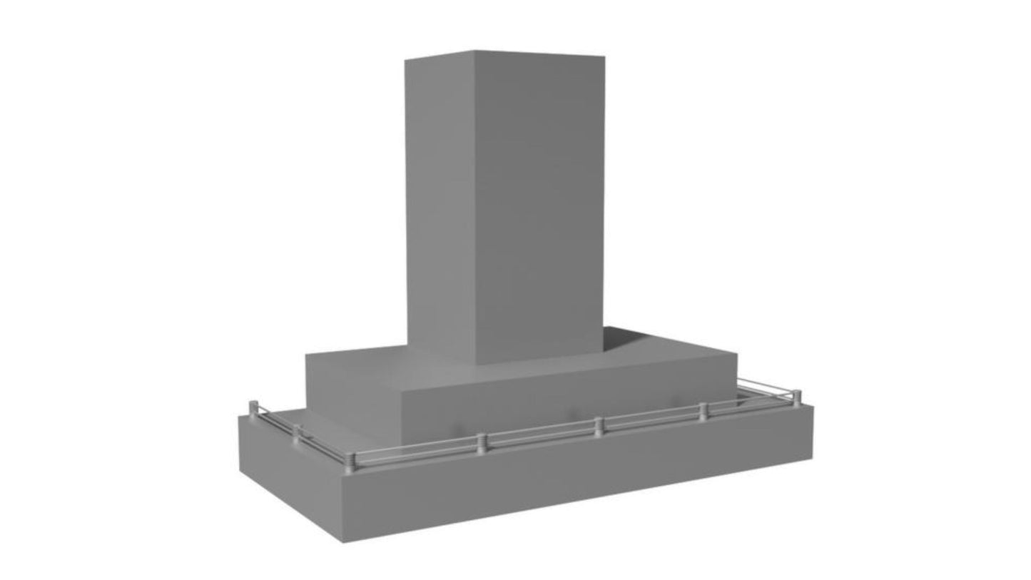 VENTAHOOD 42" Island Contemporary Range Hood - CILH9242